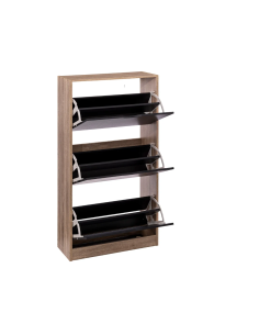 SCARPIERA 160392I 3 RIPIANI 60X24X119CM NERO