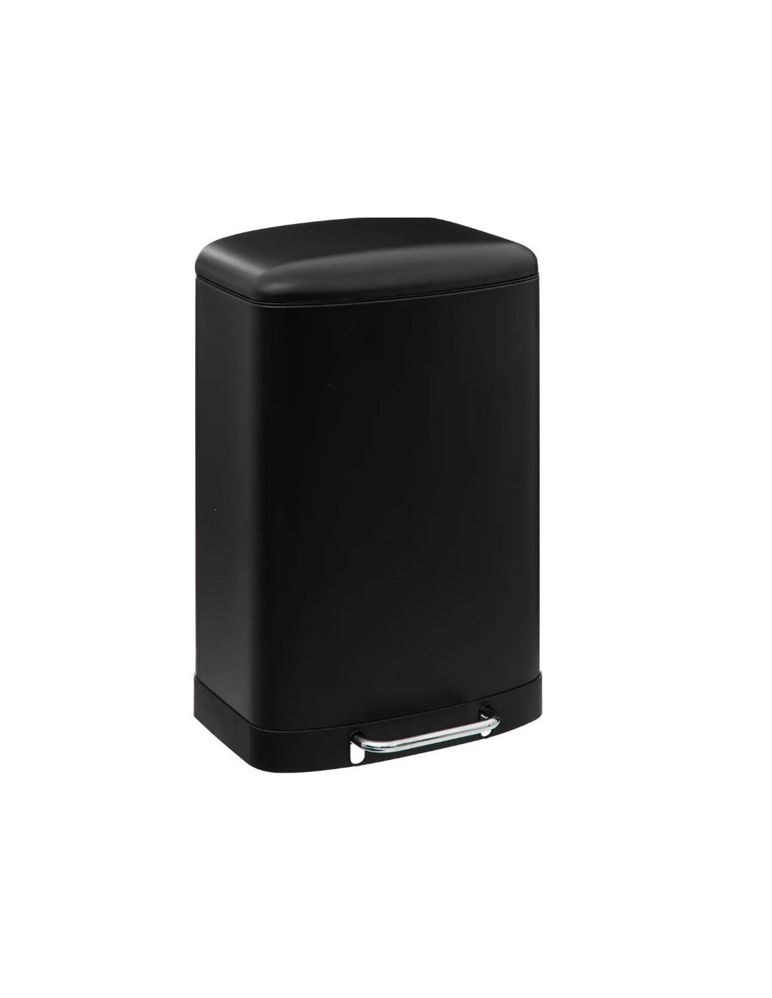 PATTUMIERA PEDALE 186155B METALLO 50LT NERO