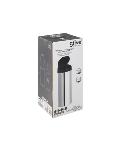 PATTUMIERA AUTOMATICA 186225 ACCIAIO 57LT ARGENTO