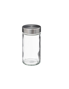 PORTASPEZIE 189583 12 POSTI ACCIAIO/BAMBOO 17X17X23CM