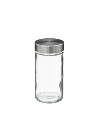 PORTASPEZIE 189583 12 POSTI ACCIAIO/BAMBOO 17X17X23CM