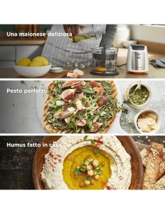 TRITATUTTO CHP61.100WH 500W 500ML 4 LAME su TreG Ingrosso