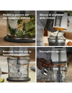 TRITATUTTO CHP61.100WH 500W 500ML 4 LAME su TreG Ingrosso