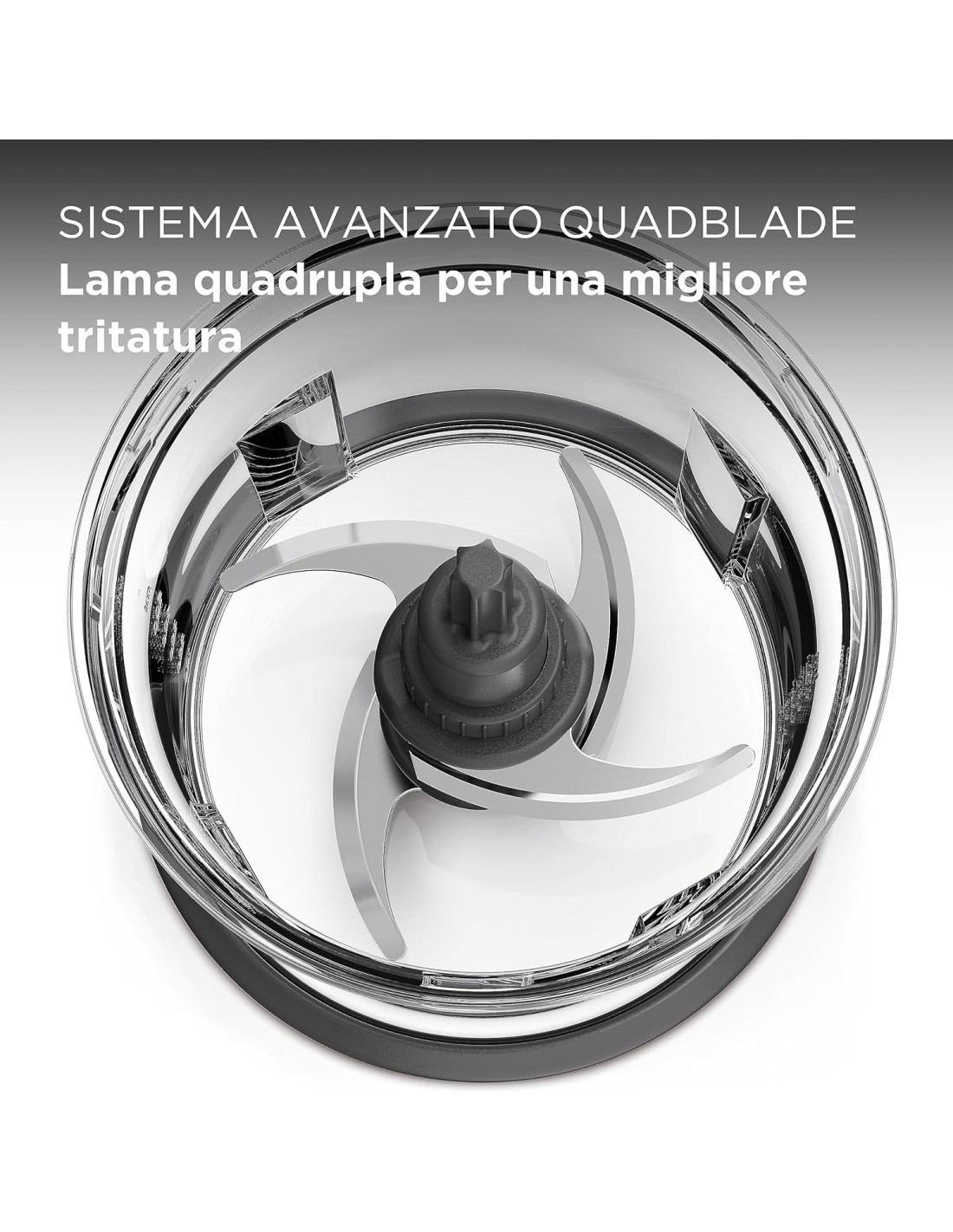 TRITATUTTO CHP61.100WH 500W 500ML 4 LAME su TreG Ingrosso