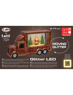 CAMION 67110 GLITTER LED BIANCO CALDO su TreG Ingrosso