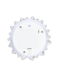 ALBERO NATALE GHIACCIO ACRILICO GLITTER LED ICE BIANCO CALDO/ BIANC...