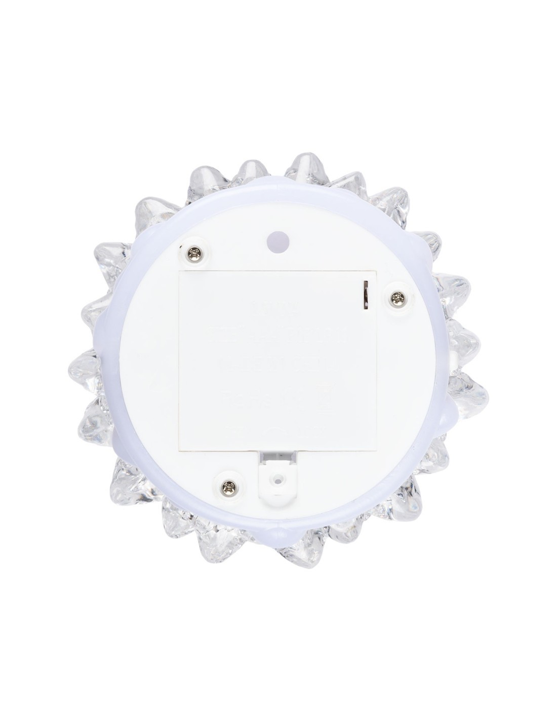 ALBERO NATALE GHIACCIO ACRILICO GLITTER LED ICE BIANCO CALDO/ BIANC...