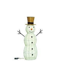 PUPAZZO DI NEVE 3D H105CM SERIE LHC 220 LED TRADITIONAL Ø5MM, TELAI...