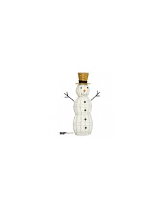 PUPAZZO DI NEVE 3D H105CM SERIE LHC 220 LED TRADITIONAL Ø5MM, TELAI...