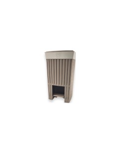 PATTUMIERA A PEDALE DOGA 20LT CAPPUCCINO