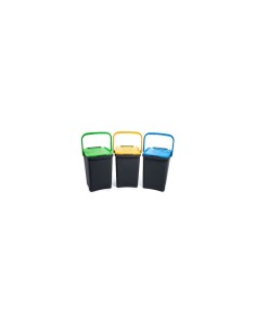 TRIS PATTUMIERA ECOLOGIC 28LT COLORI ASSORTITI