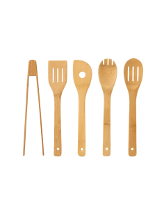 SET UTENSILI CUCINA 189690 BAMBOO CON COLTELLI