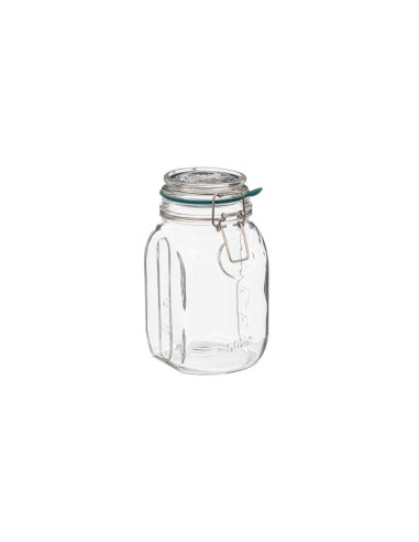 5five vaso di vetro Jarro trasparente 1 L, adatto microonde