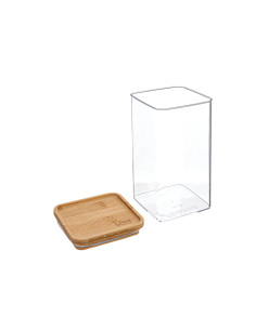 CONTENITORE 181880 QUADRATO 1,5LT TAPPO BAMBOO