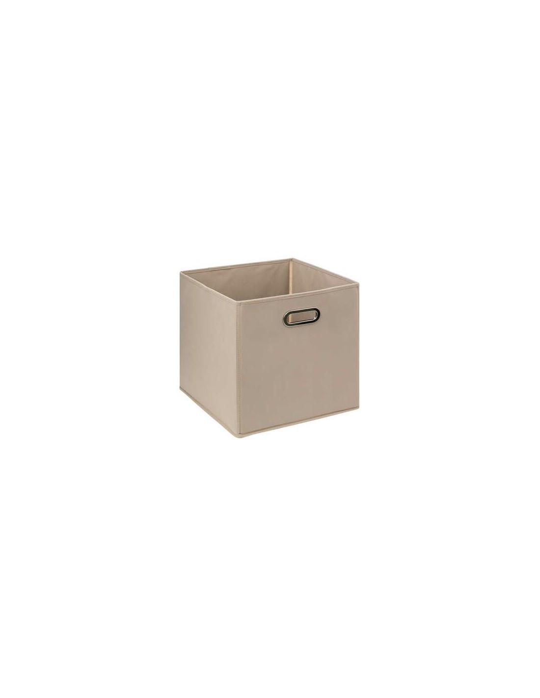 5 Five Caja Organizadora, contenitore in tessuto, colore grigio scuro, organizer per scaffali, 31x31 cm, salvaspazio