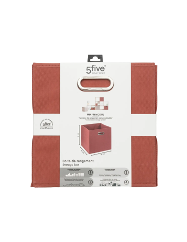 PORTAOGGETTI 138885L 31X31X31 TERRACOTTA