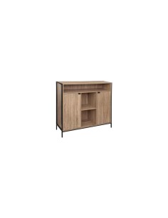 CREDENZA 181371 ALIAJ 2ANTE 114X37X110CM EFFETTO ROVERE NATURALE