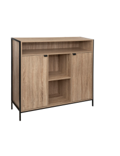 CREDENZA 181371 ALIAJ 2ANTE 114X37X110CM EFFETTO ROVERE NATURALE
