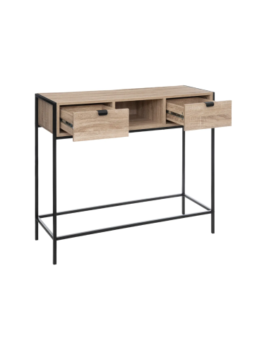 CONSOLLE 181373 ALIAJ 2 CASSETTI 100X35X80CM EFFETTO LEGNO