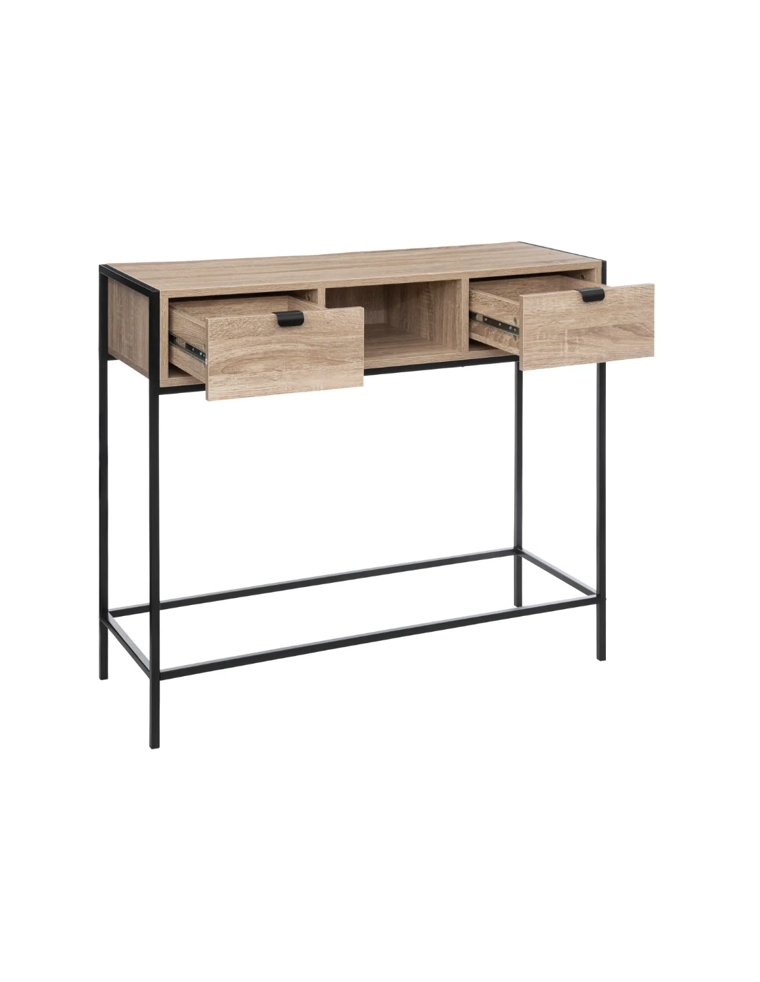 CONSOLLE 181373 ALIAJ 2 CASSETTI 100X35X80CM EFFETTO LEGNO