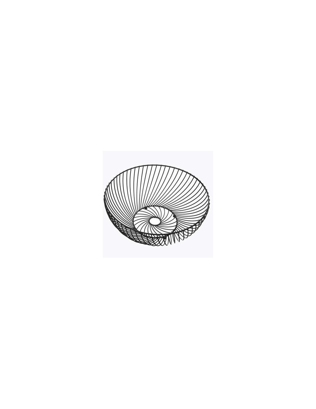 CESTINO 154008B METALLO 30CM NERO