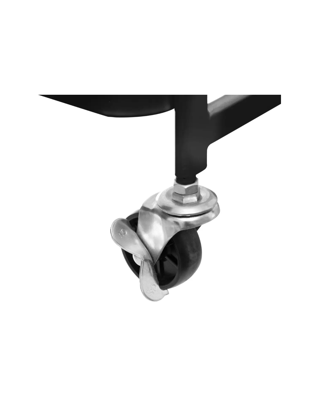 CARRELLO 167740 3 PIANI METALLO 51X30X76CM NERO