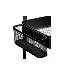 CARRELLO 167740 3 PIANI METALLO 51X30X76CM NERO