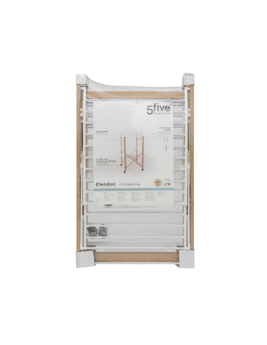 STENDIBIANCHERIA 164726 METALLO CON RUOTE 176X60X104CM