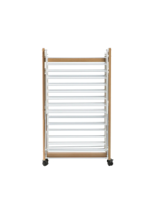 STENDIBIANCHERIA 164726 METALLO CON RUOTE 176X60X104CM