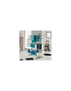 STENDIBIANCHERIA 157306 INOX 174X62X125CM MODULABILE