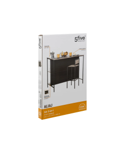 MOBILE BAR 189643 ALIAJ 115X70X95CM NERO 2