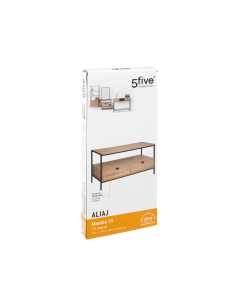 MOBILE TV 181375 ALIAJ 100X40X54CM EFFETTO ROVERE NATURALE 2