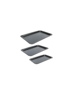 SET 3 TEGLIE 100146 METALLO 39X24/43X29/48X33CM 2