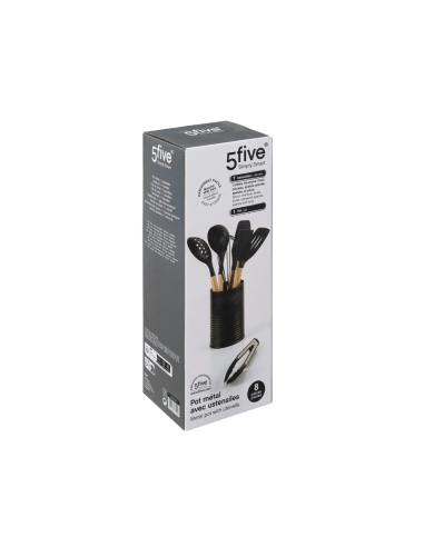 SET 7 UTENSILI 189394 CON CONTENITORE METALLO