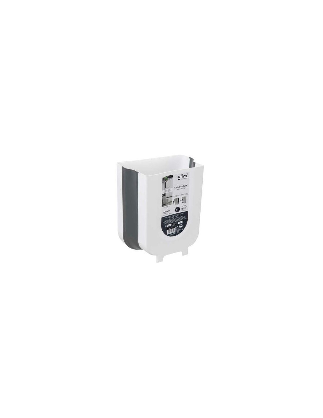 PATTUMIERA 186190 RICHIUDIBILE 8LT BIANCO
