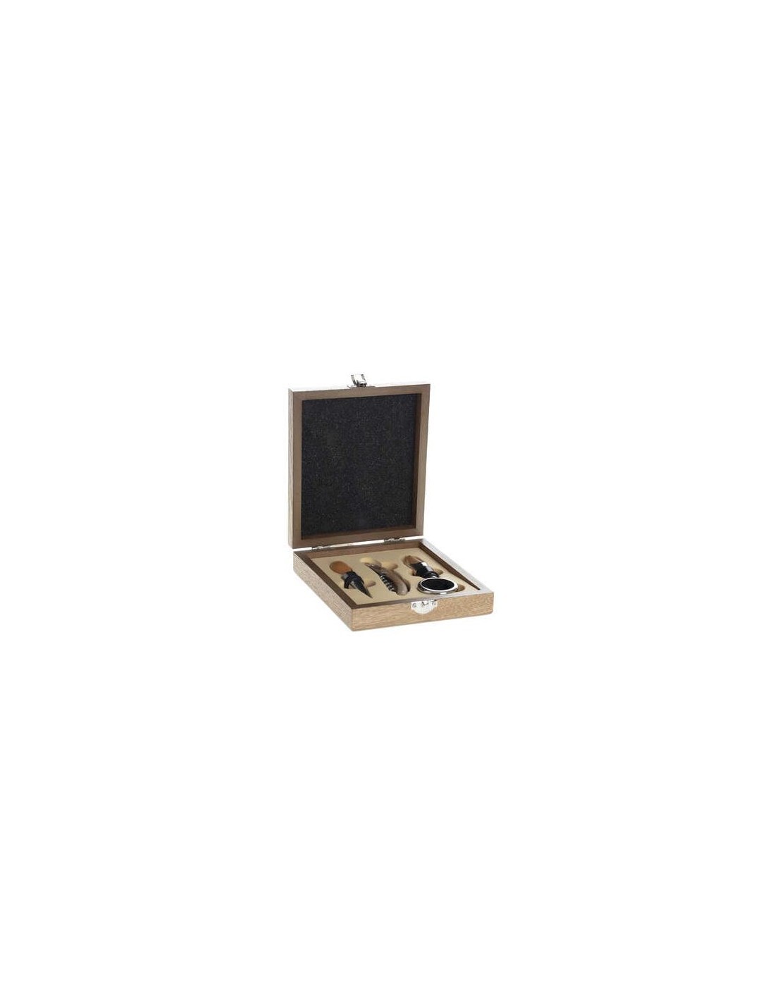 KIT SOMMELIER 160753 4PZ SCATOLA LEGNO