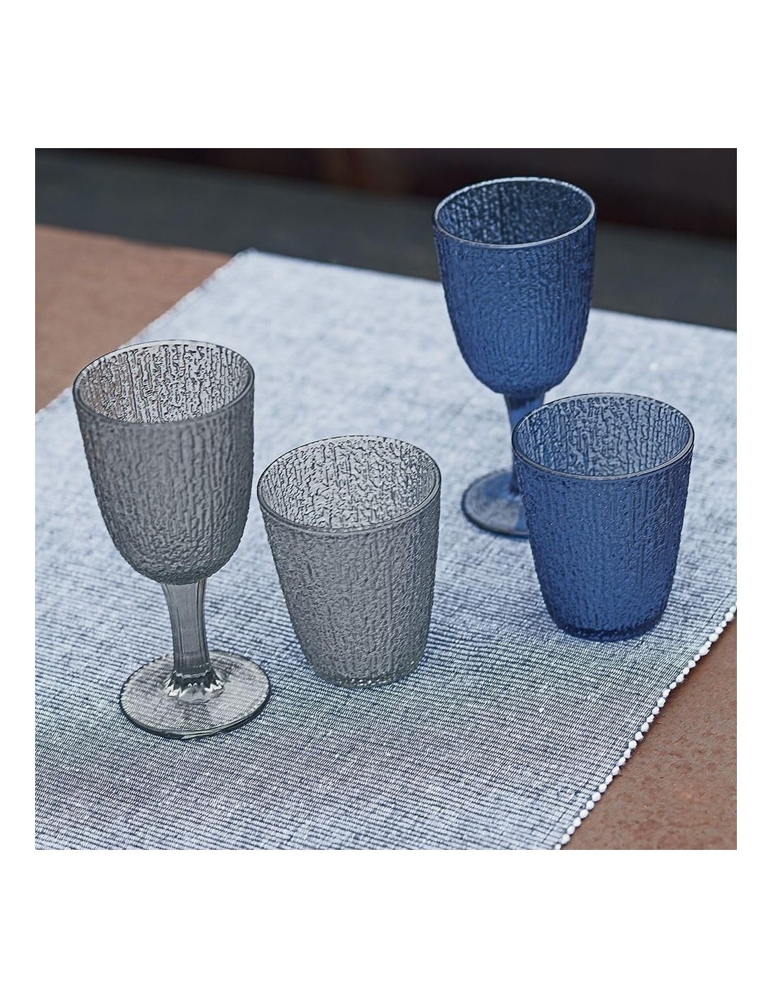 DAVOR CONF 3 BICCHIERI BLU 280CC su TreG Ingrosso