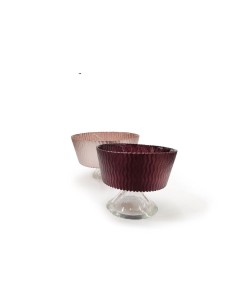 ALZATA VETRO FASHION CON BASE 20X15CM COLORI ASSORTITI su TreG Ingr...