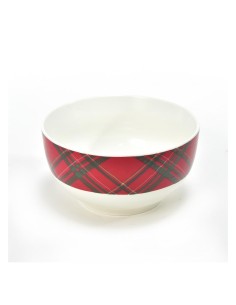 CIOTOLA CERAMICA TARTAN ROSSO 560ML