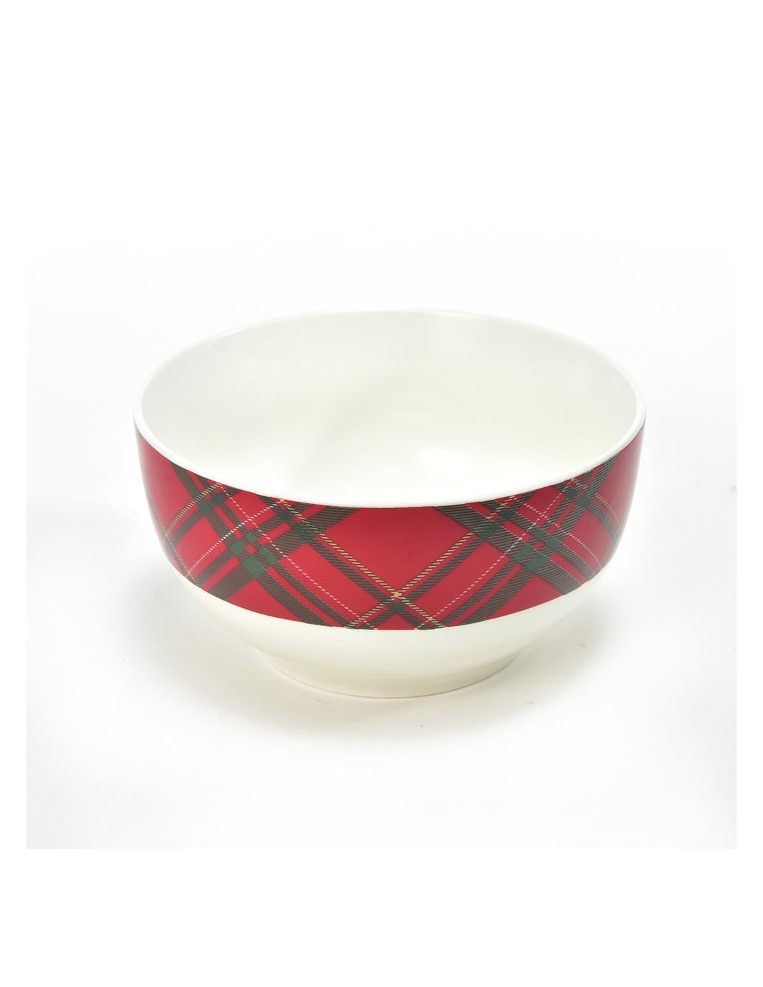 CIOTOLA CERAMICA TARTAN ROSSO 560ML
