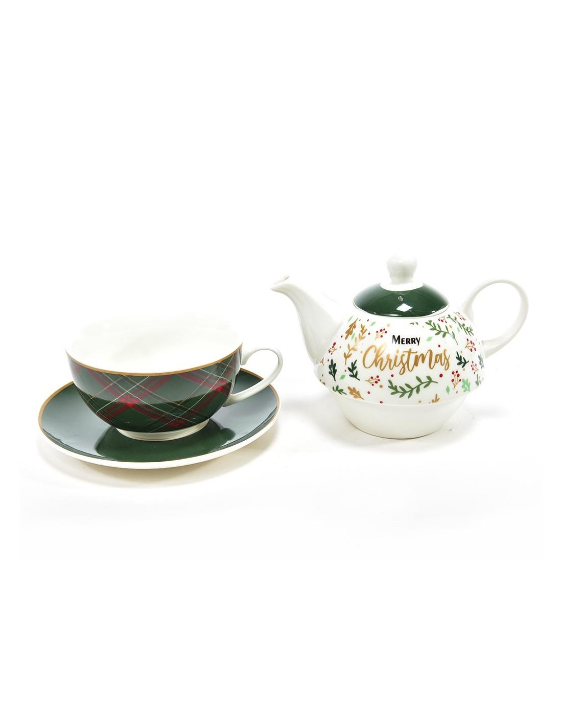 SET THEIERA TARTAN VERDE 400ML SCATOLA REGALO