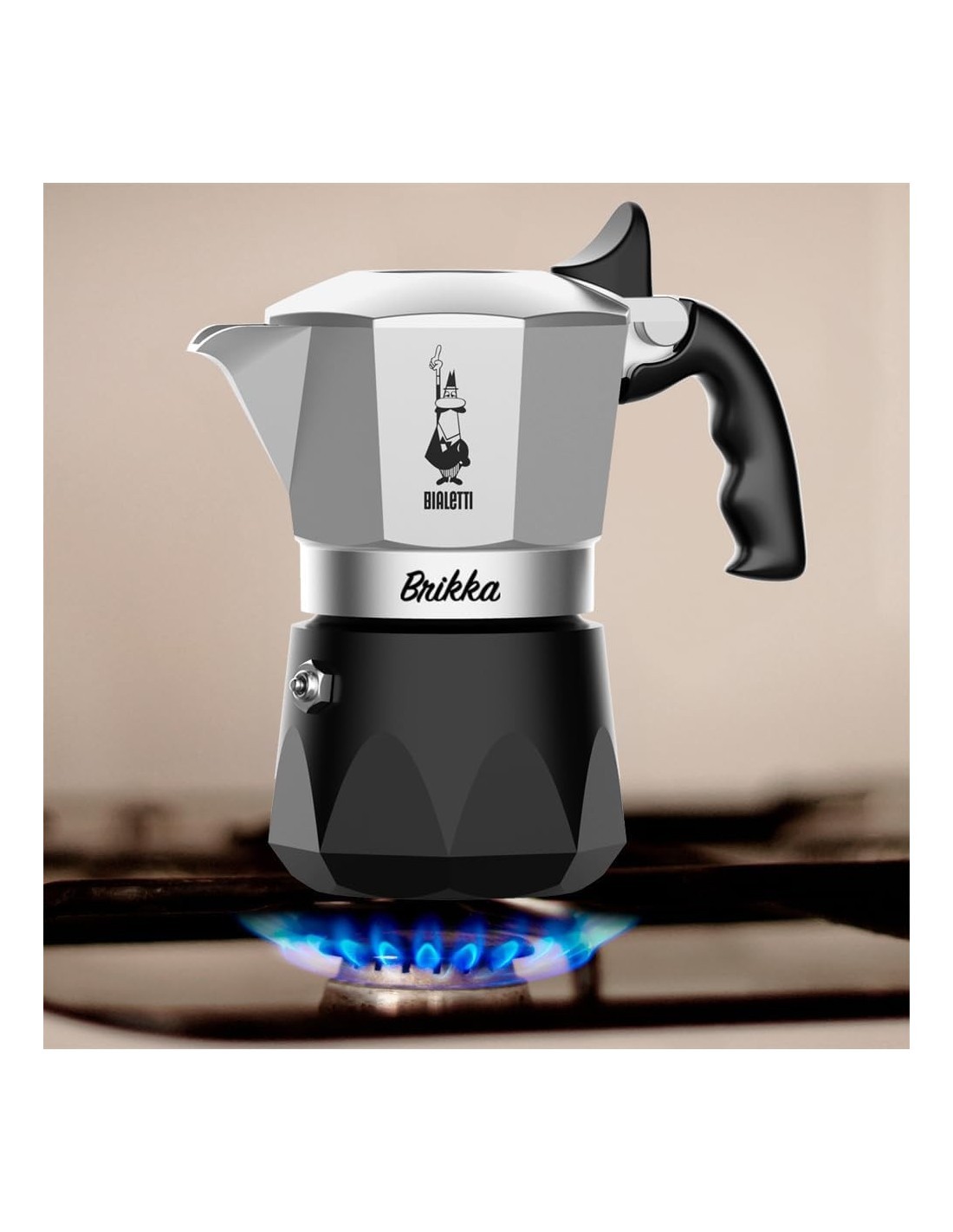 Bialetti New Brikka 2023 - Caffettiera 2 Tazze Espresso Cremoso