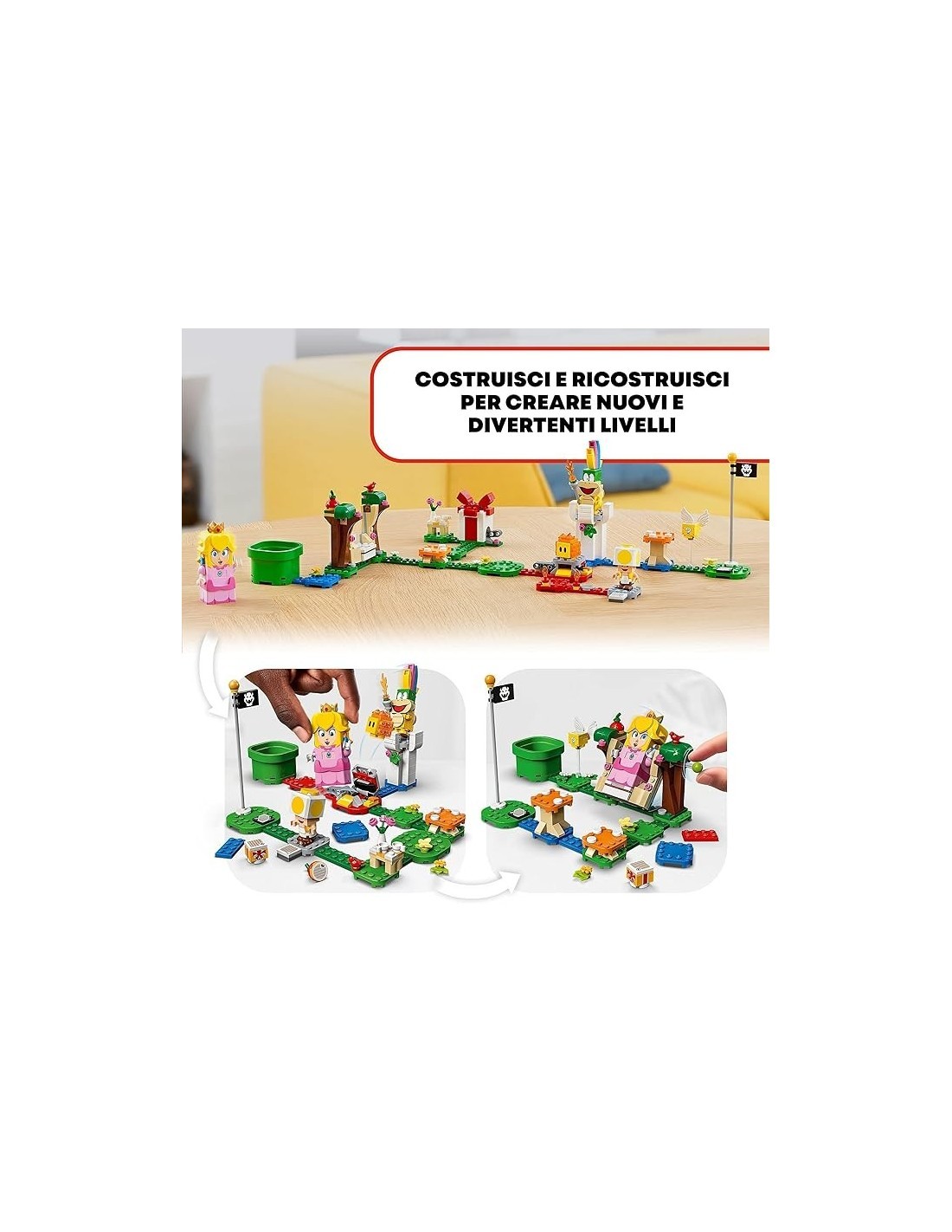 SUPERMARIO 71403 AVVENTURE DI PEACH STARTER PACK su TreG Ingrosso