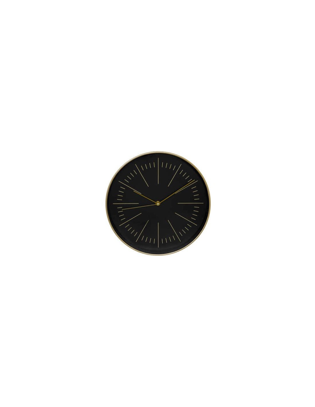 OROLOGIO PARETE 193111A EDITH ORO/NERO 30CM PLASTICA/VETRO
