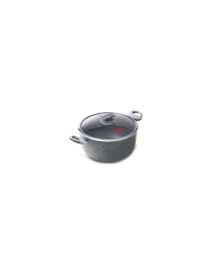 REGINA DI PIETRA CASSERUOLA 2M 32CM CON COPERCHIO VETRO