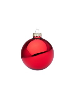 SFERA VETRO 8CM ROSSO LUCIDO su TreG Ingrosso