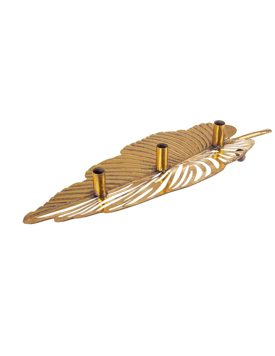 Portacandela Dorato Mirleft 3 Pezzi, Elegante Decorazione di Natale per Illuminare la Tua Casa, La Magia di Natale