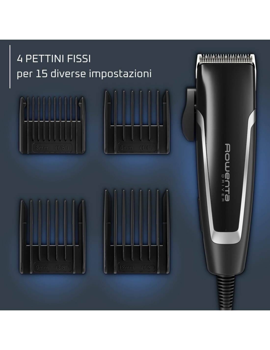 REGOLACAPELLI TN1603 15REG LAMA INOX NERO su TreG Ingrosso