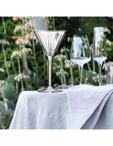 Set 6 Calici Martini 21cl RCR Timeless – Cristallo Luxion