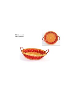 CESTA 38014 TONDA FASCIA ROSSA 50CM (0330) su TreG Ingrosso